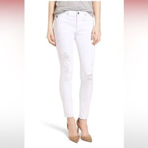 AG Adriano Goldschmied The Stilt Cigarette Leg Distressed Jeans 26R